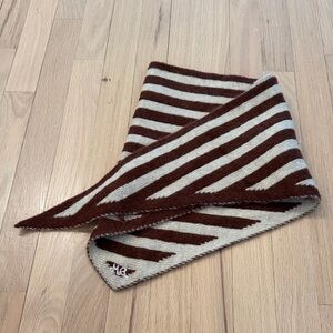 NWT Damson Madder Striped Triangle Scarf